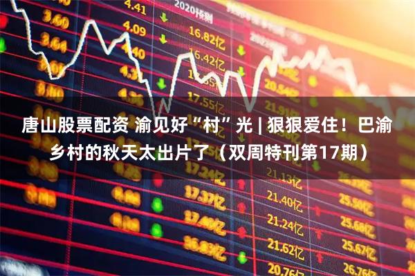 唐山股票配资 渝见好“村”光 | 狠狠爱住！巴渝乡村的秋天太出片了（双周特刊第17期）