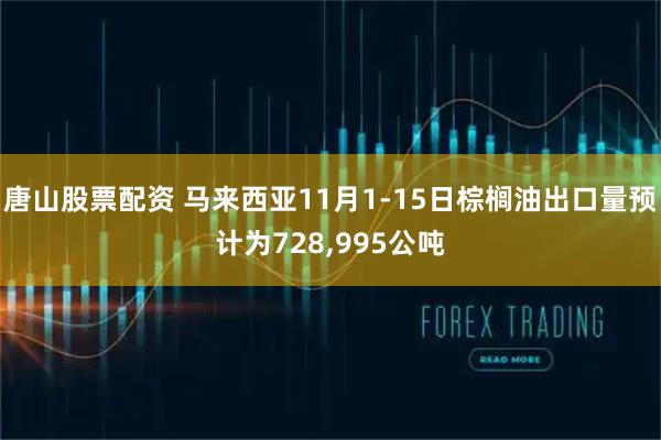 唐山股票配资 马来西亚11月1-15日棕榈油出口量预计为728,995公吨