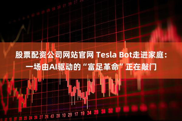 股票配资公司网站官网 Tesla Bot走进家庭：一场由AI驱动的“富足革命”正在敲门